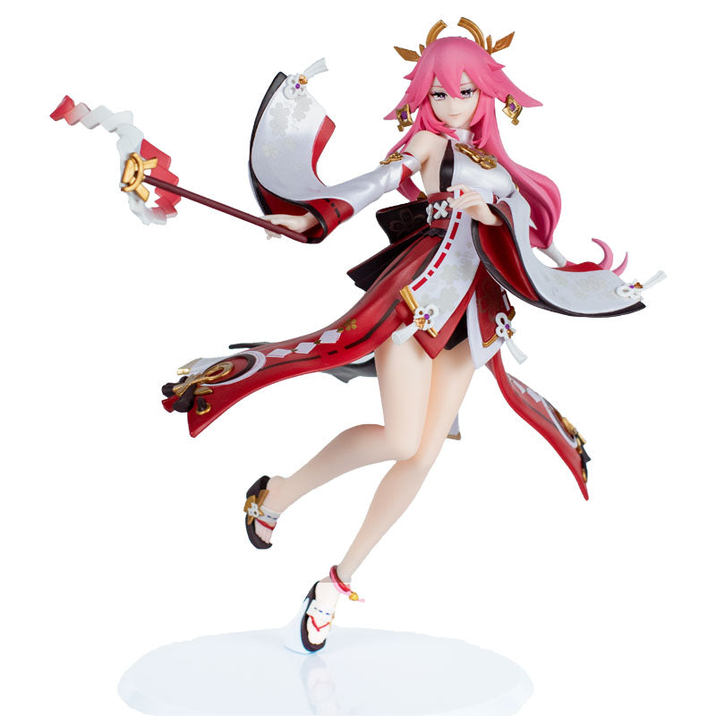 Genshin Impact Yae Miko Figure 26cm 17 Statue For Sale 45 Off 9219