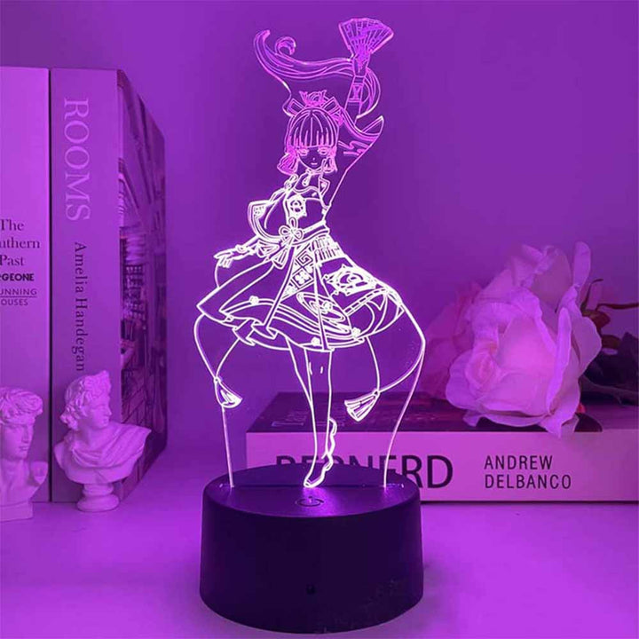 Genshin Impact Barbara Jogo 3d Anime Illusion Night Light For Kid Bedroom  Decor Night Light Friend Birthday Gift Led Lamp Genshin Impact Barbara-16 Co