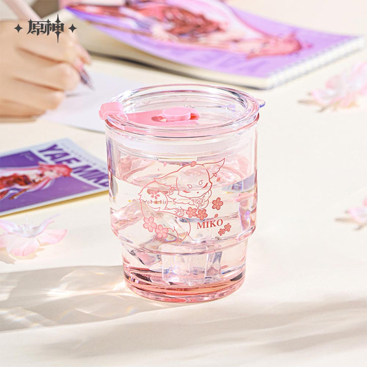 Genshin Impact Yae Miko Kitsune Fox Glass 