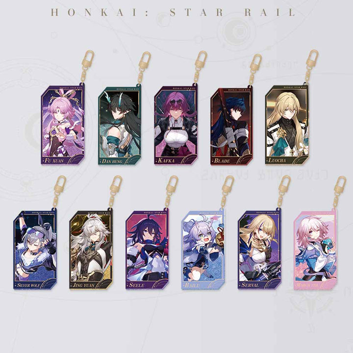 Honkai Star Rail All-Stars Invite Series Acrylic Quicksand Pendant