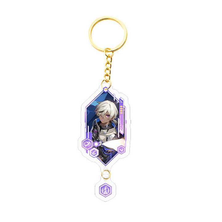 Honkai: Star Rail Character Key Ring Pendant
