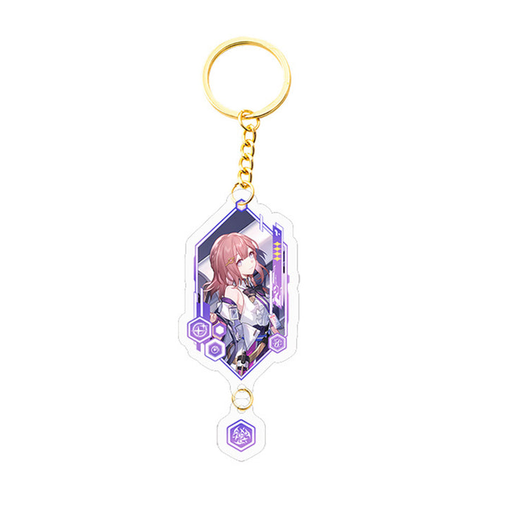 Honkai: Star Rail Character Key Ring Pendant