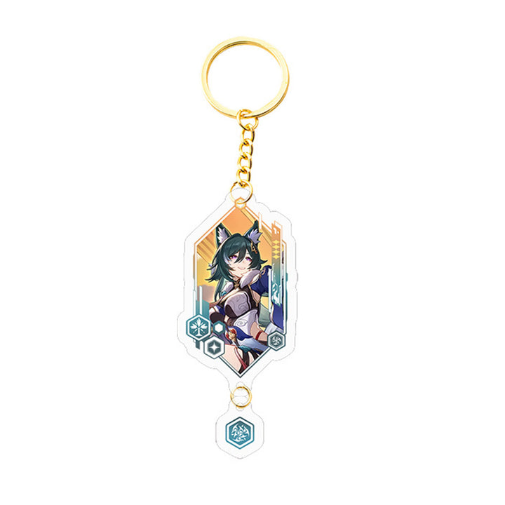 Honkai: Star Rail Character Key Ring Pendant