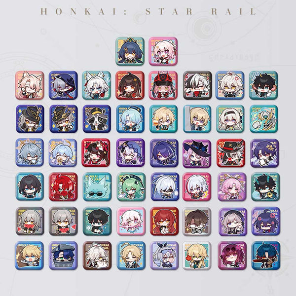 【HSR】Square Cartoon Badges