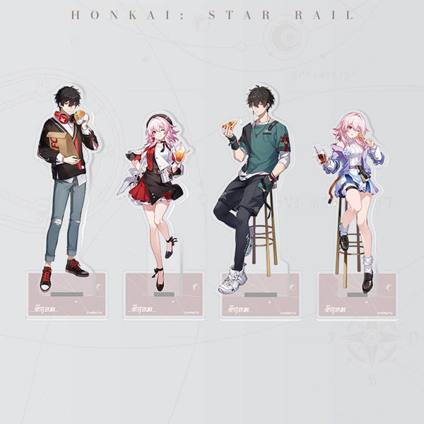  Honkai: Star Rail Characters Acrylic Stand Figure,Colorful and  Exquisite Character Design for Game Fans' Collection (Arlan) : Toys & Games