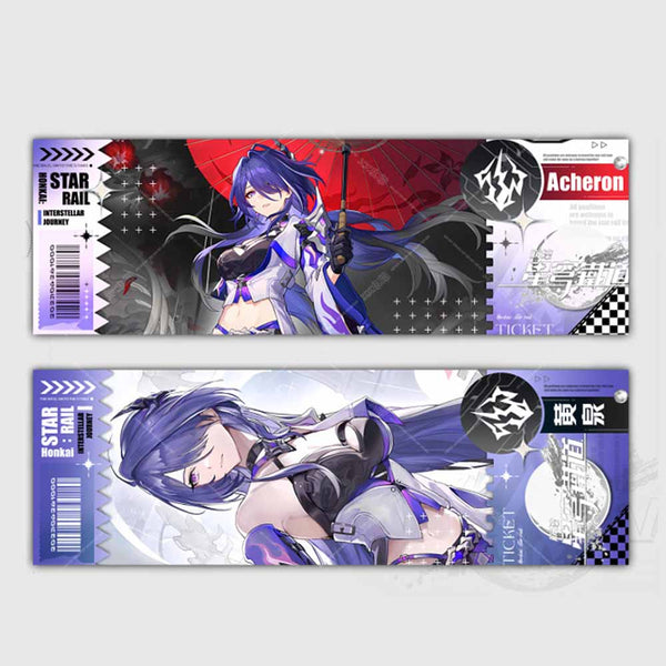 【HSR】Character Laser Ticket Bookmark