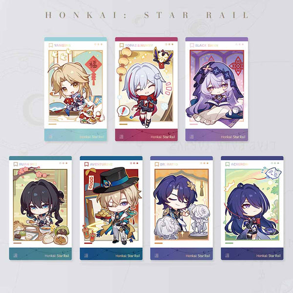 Honkai Star Rail Lunar New Year Series Paper Card Set