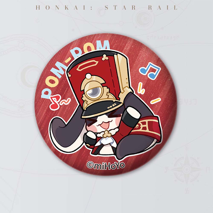 Honkai Star Rail Pom Pom Badge Set