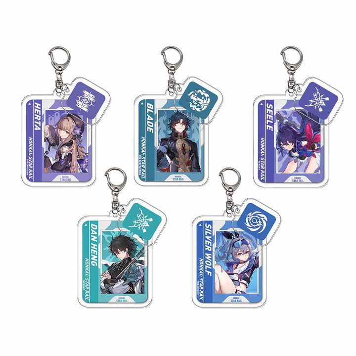Honkai: Star Rail Character Acrylic Key Chain