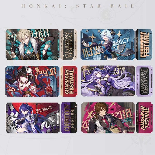 【HSR】Charmony Festival Invitation Acrylic Collectible Set