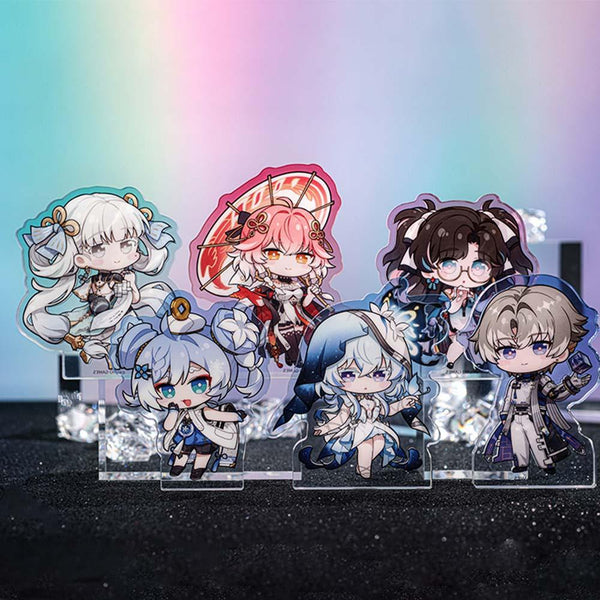 【 WuWa 】Resonator Theme Tracking Colored Window Chibi Acrylic Stand