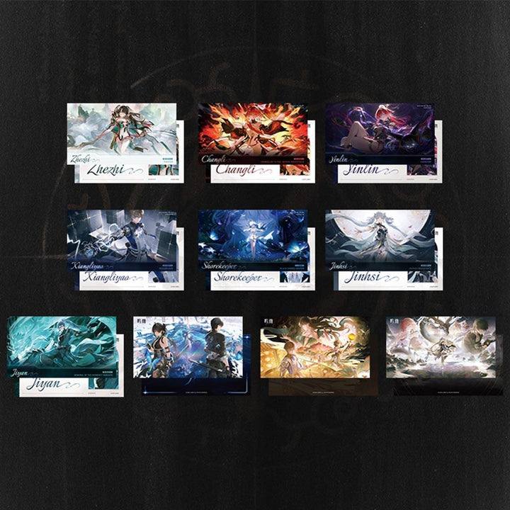 WuWa Resonator Theme Illustration Postcard Set