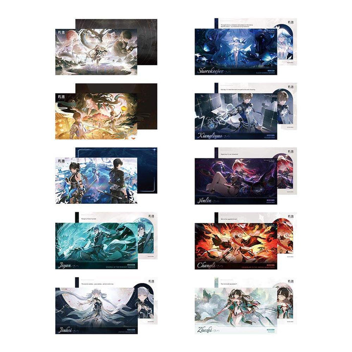 WuWa Resonator Theme Illustration Postcard Set