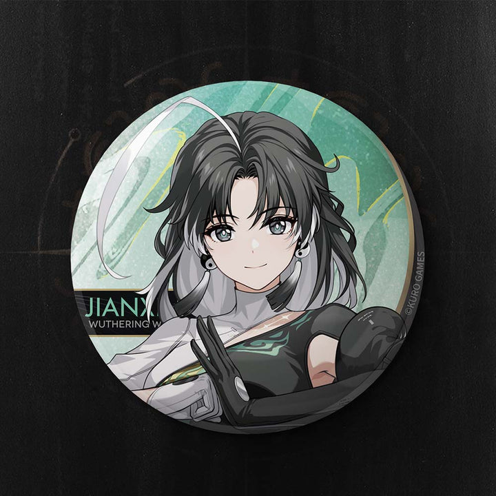 WuWa Resonator Theme Reflective Tinplate Badge