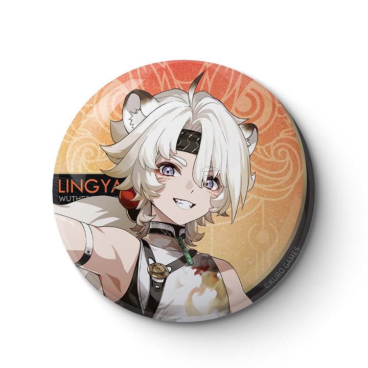 WuWa Resonator Theme Reflective Tinplate Badge