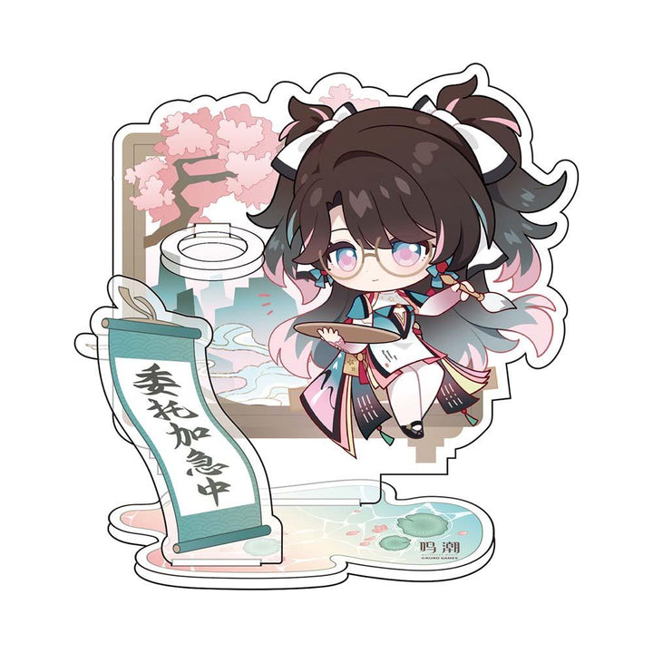 WuWa Resonator Theme Zhezhi Chibi Acrylic Pen Holder