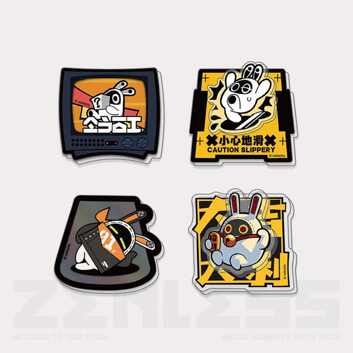 ZZZ Equalizing Series Acrylic Fridge Magnet Set