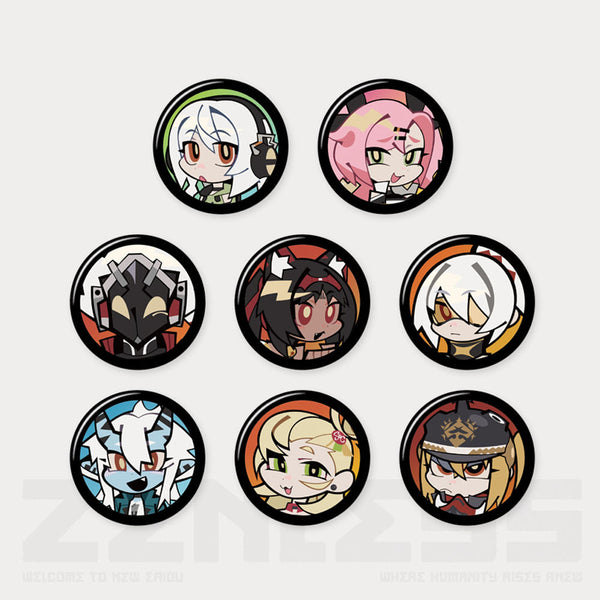 【 ZZZ 】Affinity Excellent Series Agent Avatar Mini Badge Blind Box Vol.1