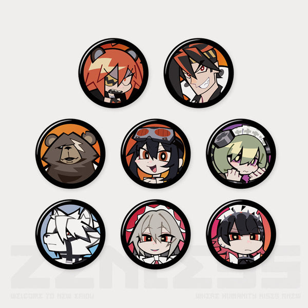 【 ZZZ 】Affinity Excellent Series Agent Avatar Mini Badge Blind Box Vol.2