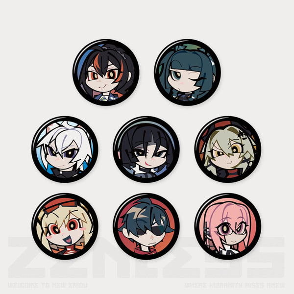 【 ZZZ 】Affinity Excellent Series Agent Avatar Mini Badge Blind Box Vol.3