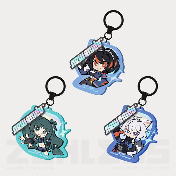 【 ZZZ 】Zenless Zone Zero Criminal Investigation Special Response Team Q Version Acrylic Pendant