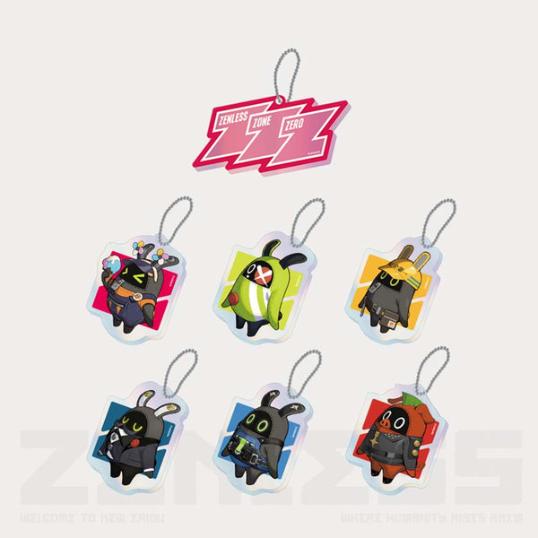 【 ZZZ 】New Eridu Garden Party Bangboo Acrylic Keychain Blind Box