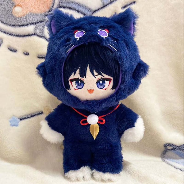 Genshin Scaramouche Plush Doll Cat Clothes